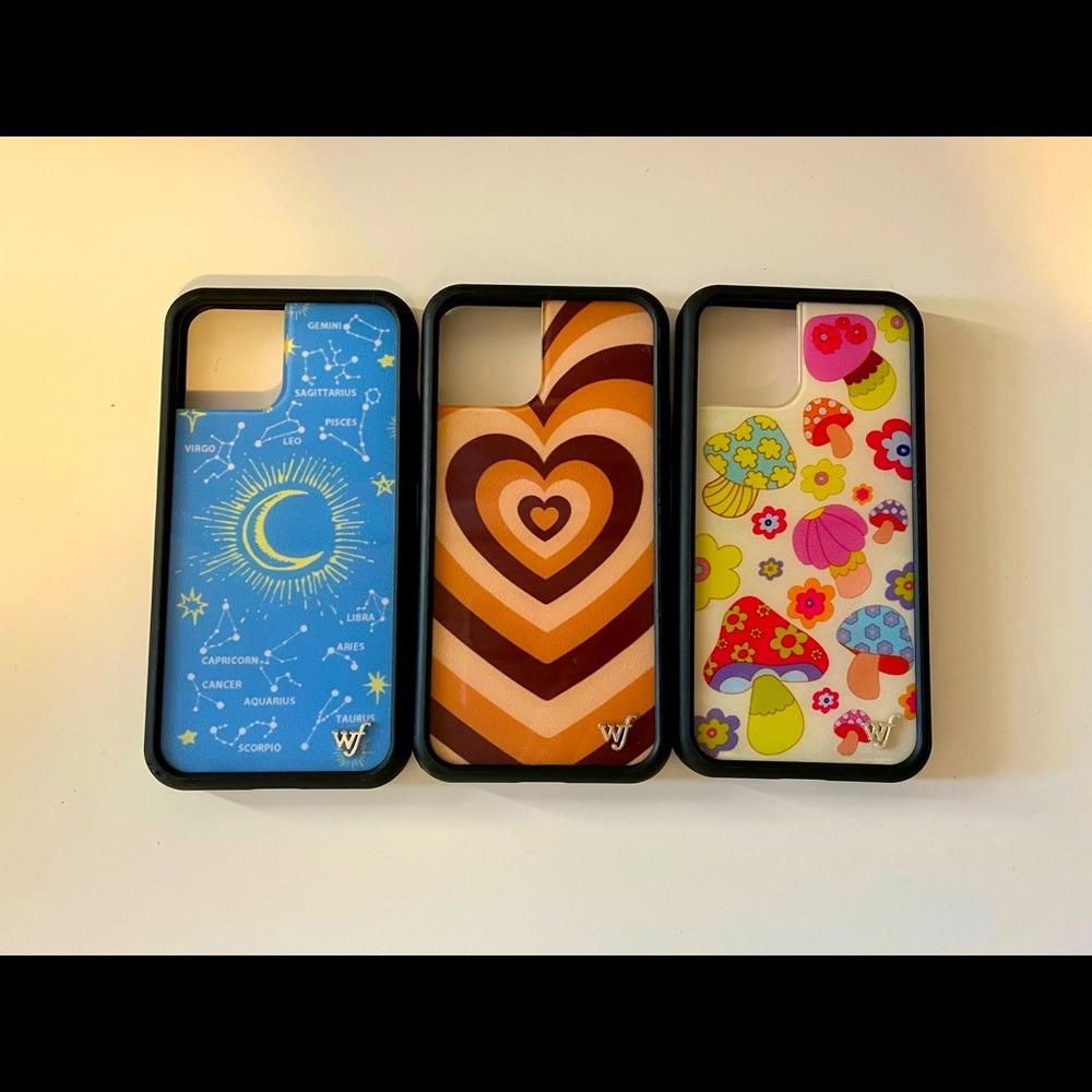 3 wildflower cases for iPhone 11 Pro.